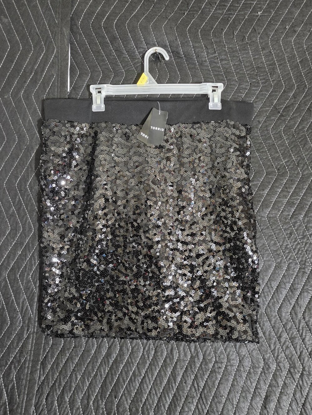 torrid Black Sequin Mini Skirt
